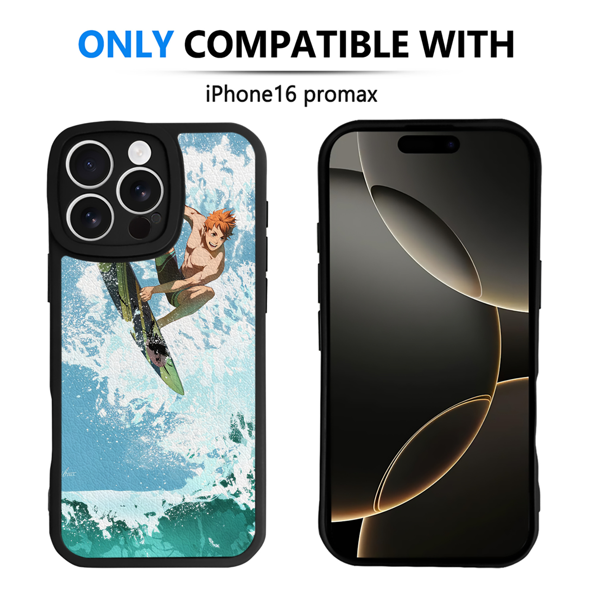 （画像用） ハイキュー!! Haikyu!! 【iPhone 16シリーズ対応】シリコンスマホケース（レザー調） 材質：シリコン